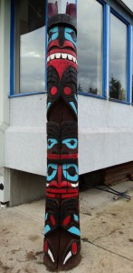 Hapu Manu in its original position at Velox on Gordon Head Rd, at the corner of the clubhouse