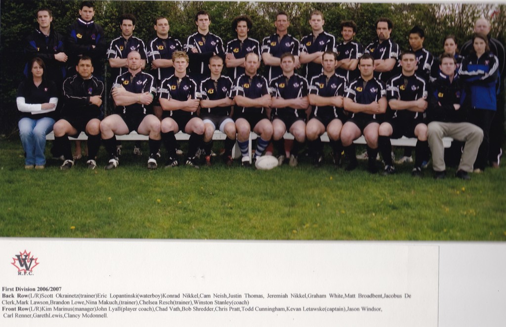 Velox Valhallians 1st Div 2006-2007