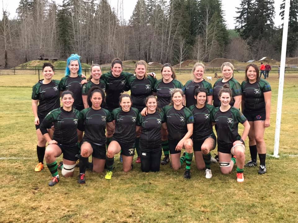 Westshore Valhallians Senior Womens 1st Div - Jan 2019; Combined Westshore (W)/Cowichan (C) team