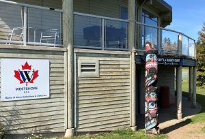 Hapu Manu mounted in its new location at West Shore