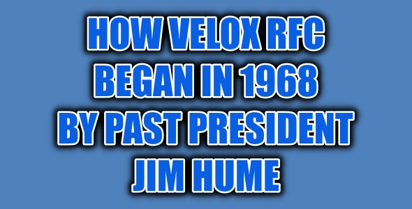 How Velox began, by Jim Hume