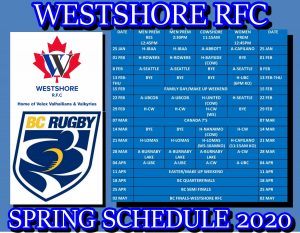 Spring Combo Sched 2020