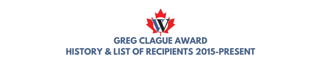 Greg Clague Award