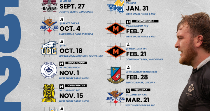 Senior Mens 2025/2026 Schedules